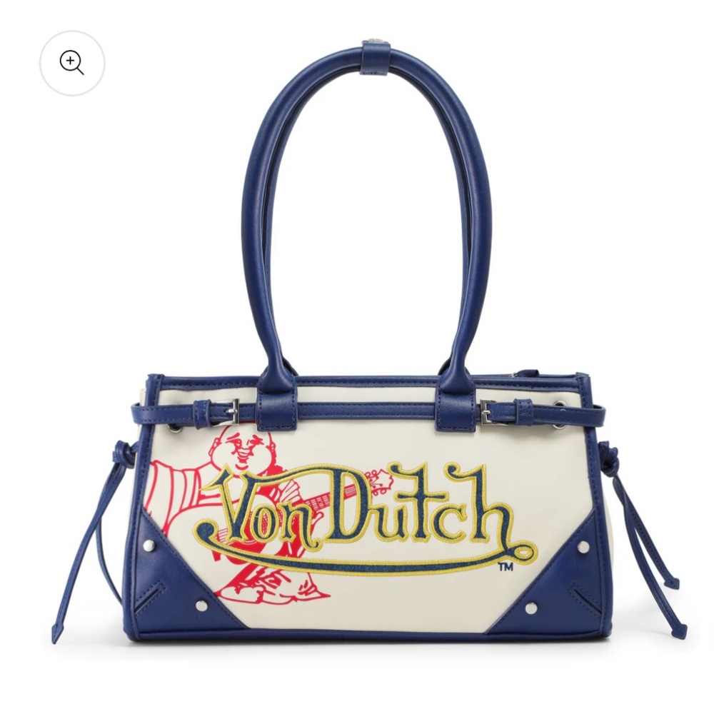 NWT VON DUTCH X TRUE RELIGION LANE SHOULDER BAG - NAVY